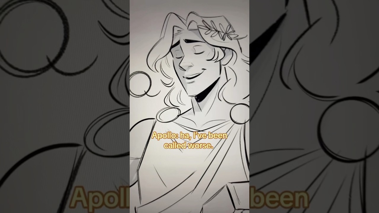 Apollo ate #percyjackson #pjo #art #shorts #drawing #pov #fyp #digitalart #ads #animation #art