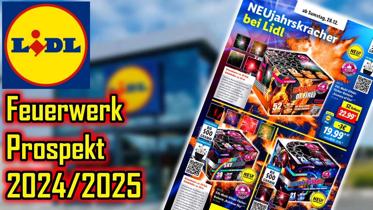 LIDL FEUERWERK PROSPEKT 2024/2025 🔥