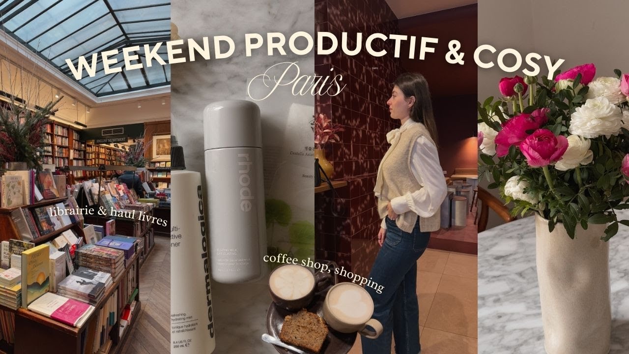 Week-end productif & cosy ✨ Pilates, shopping, livres & rangement