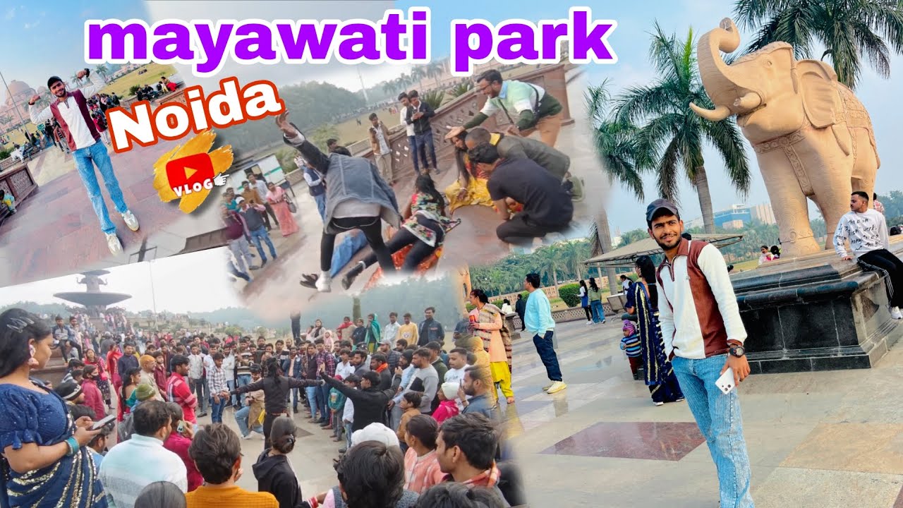 Noida ka Mayawati Park vlog @sani_up_81 