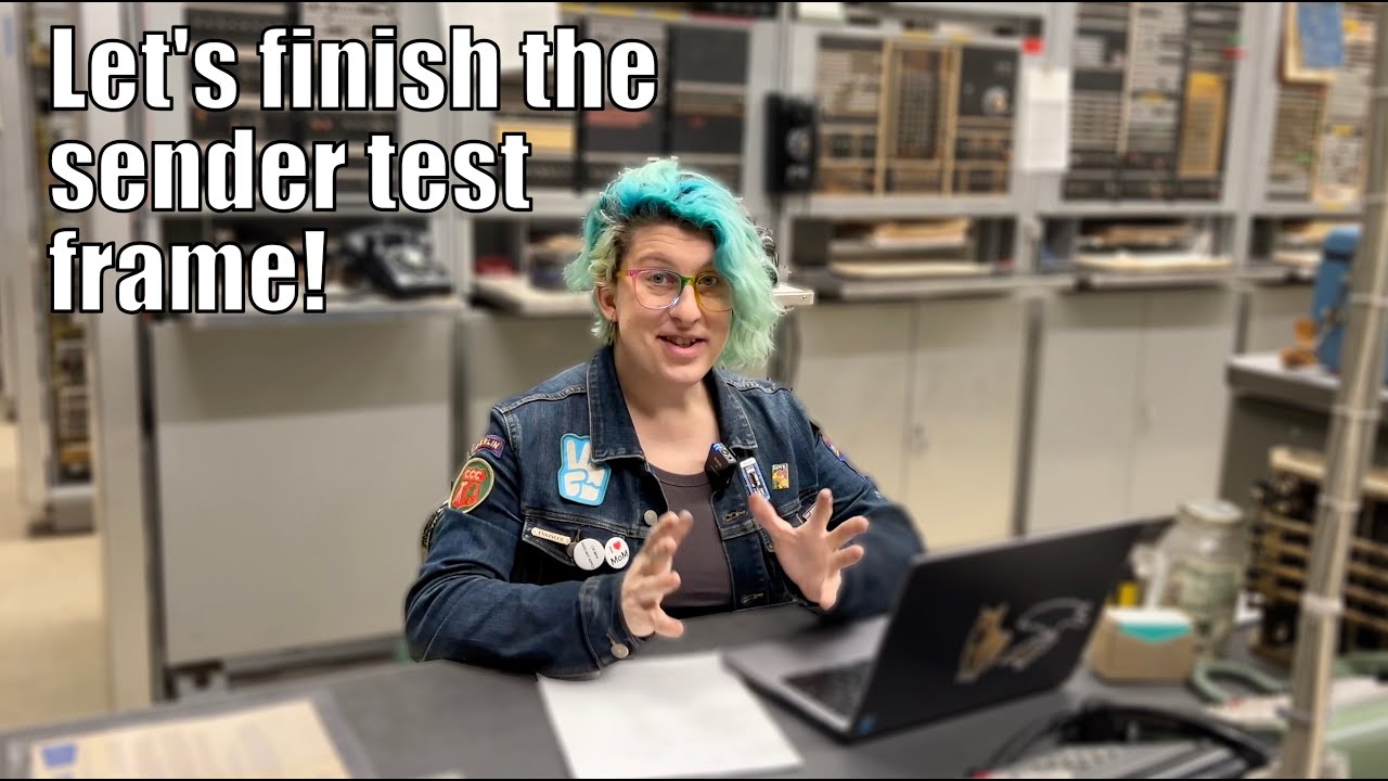Let's finish the sender test frame project!