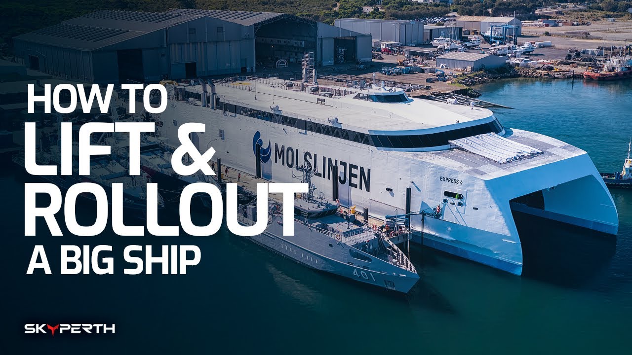 Austal Molslinjen Express 4 - Lift and Rollout: The Ultimate Teamwork Display