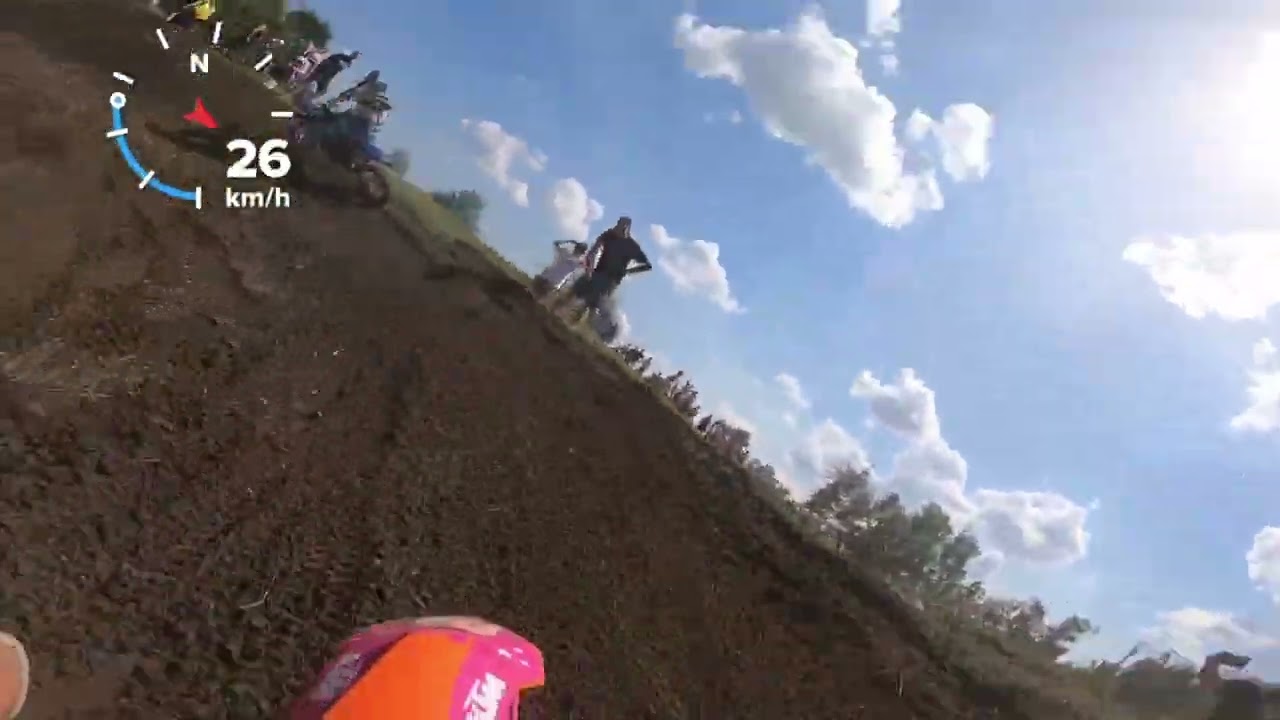 Łucja Połata #18 MX Śląski Cup cały pierwszy wyścig Tor MX  Czerwionka