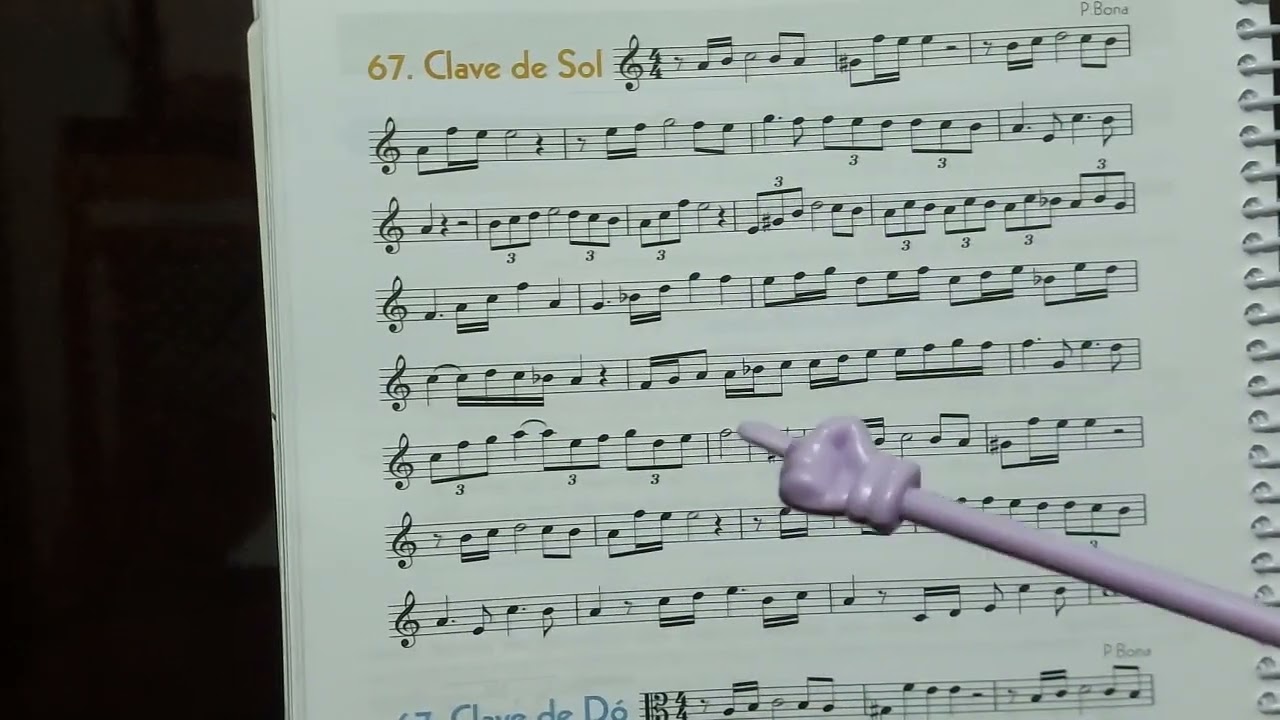 MSA LIÇÃO 67 CLAVE DE SOL, VEL. 50 bpm