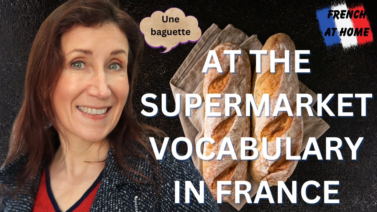 Grocery Shopping In a Supermarket In France (Different Sections)