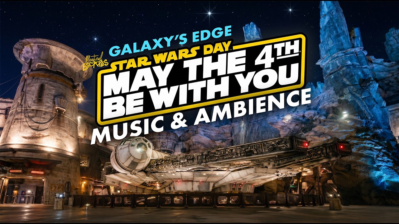 Star Wars Day Music & Ambience | May the 4th | Galaxy's Edge - Relax, Study, Sleep ✨