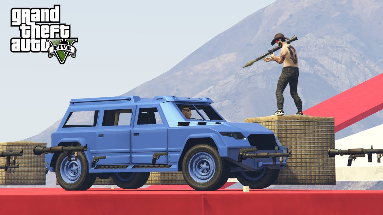 RPG VS OPANCERZONE SAMOCHODY! w GTA 5 Online Hogaty i EKIPA 