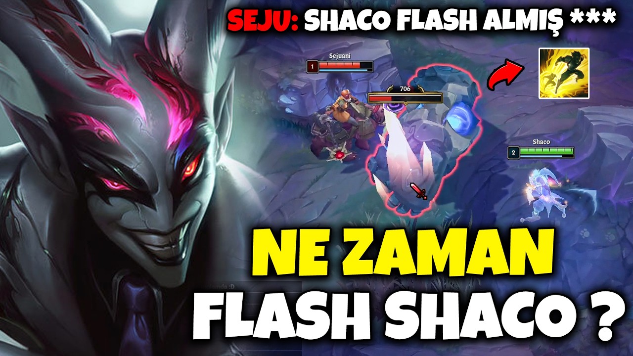 Flash Shaco ile Oyuna 2 Kill Alarak Başladım VE Sonra Olanlar..