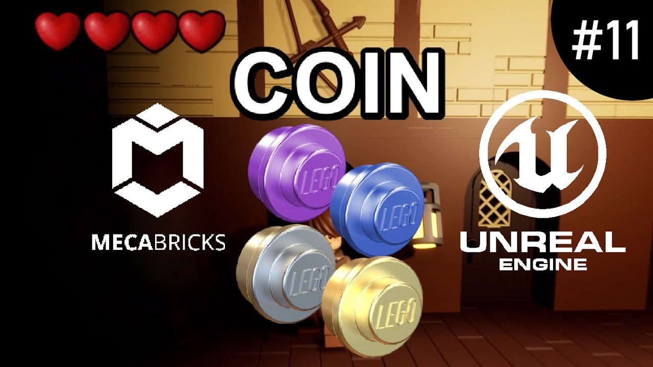 Coin Stud Pick Up (Free SFX) - #11 Meca Bricks To Unreal Engine 5 (⇩ Free Links ⇩)