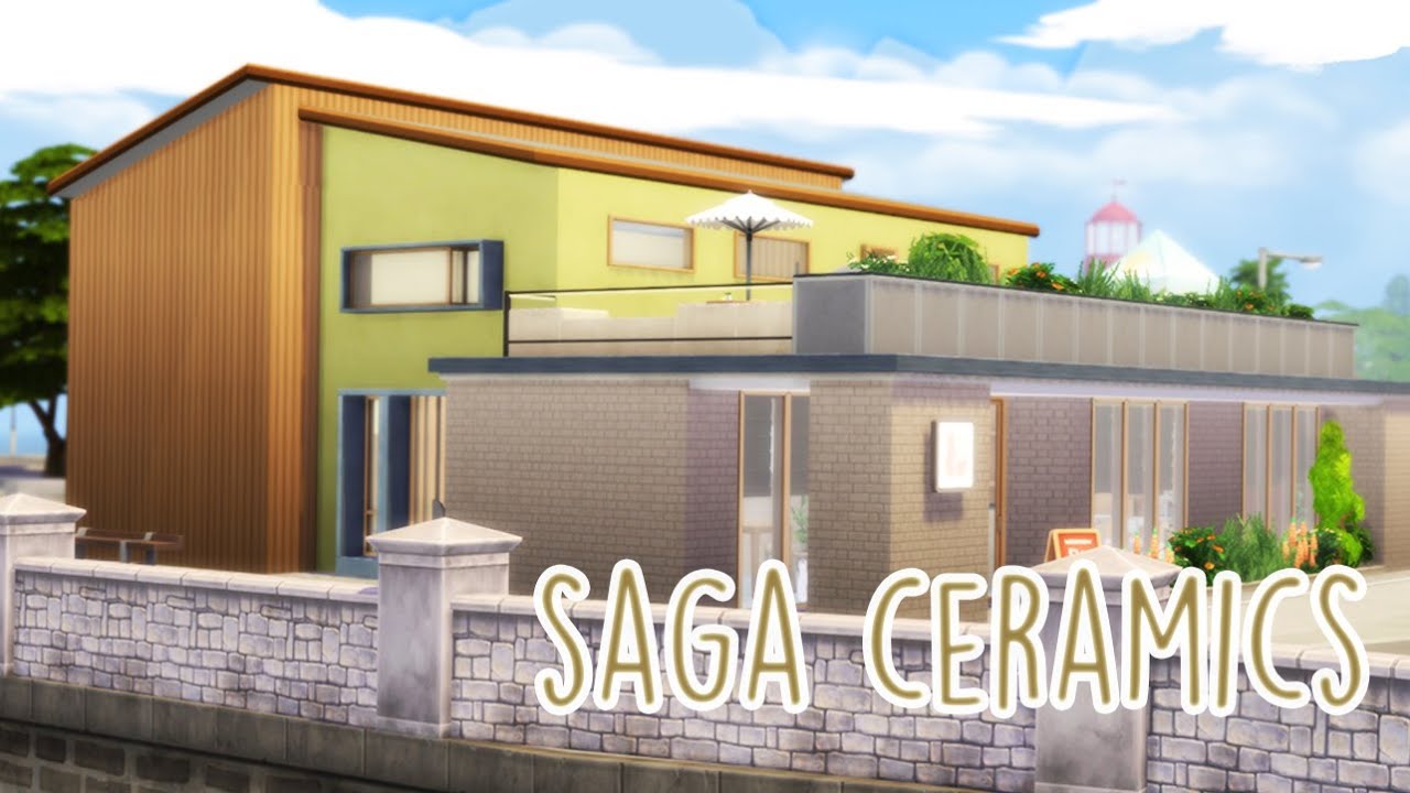 Sims 4 | House Building | Saga Ceramics (Businesses & Hobbies Expansion)