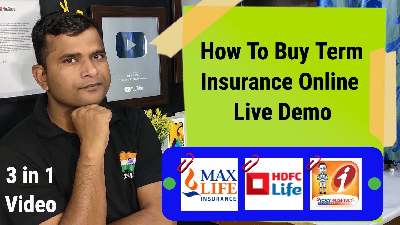 How To Buy Term Insurance Online Live Tutorial | Max Life | HDFC Life | ICICI Term Plan