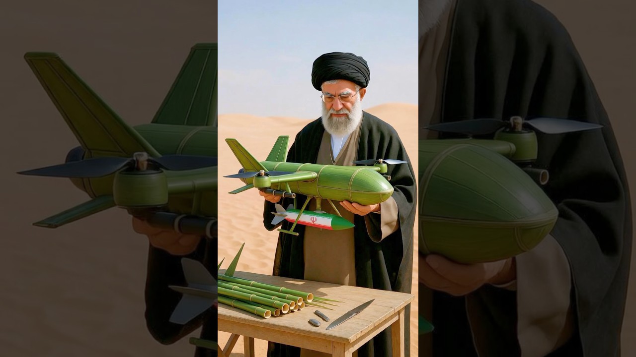 Khamenei built a BAMBOO DRONE ARMY 😂 🚀