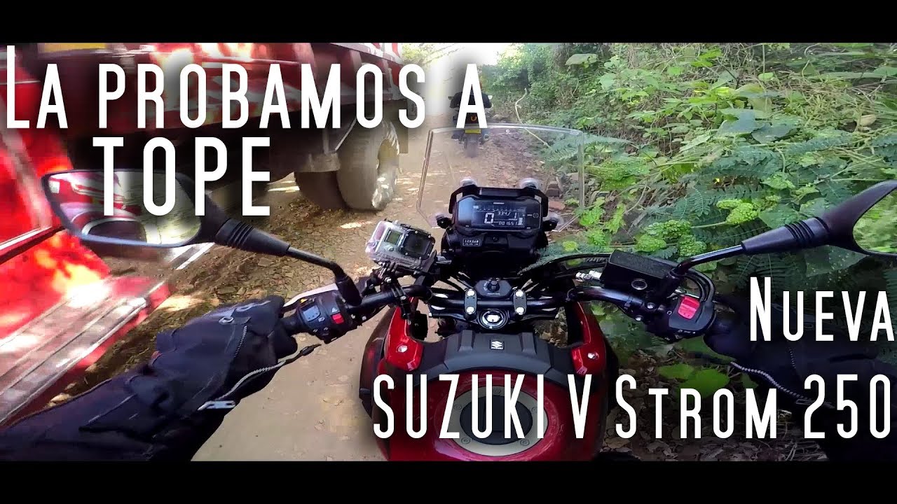 LA PROBAMOS A TOPE // En destapada y asfalto 🔥 NUEVA SUZUKI V Strom 250 🔥 // PRUEBA en español