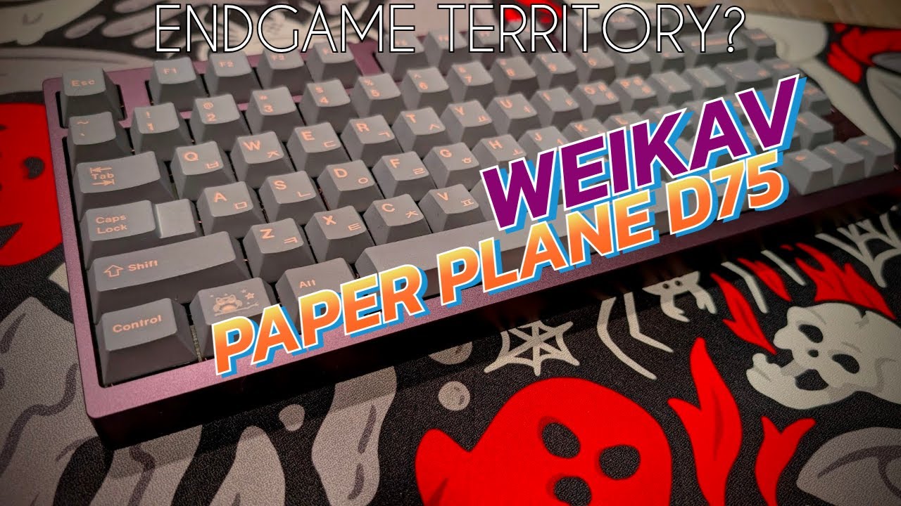 Weikav D75 Paper Plane Build Review & Sound Test