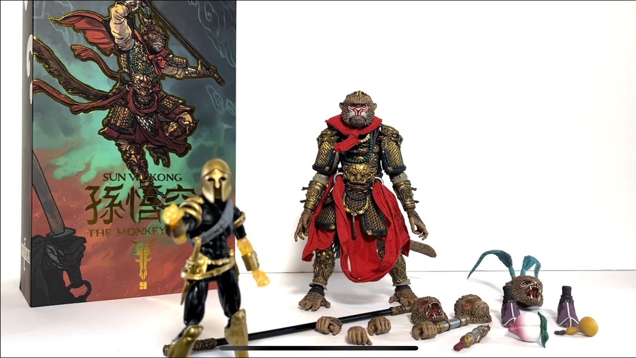 Sun Wukong, the Monkey King, from the Four Horsemen Figura Obscura line. Action Figure Review