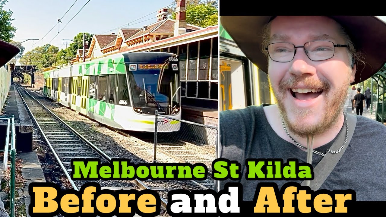 The Train Line that Trams Took Over! St Kilda Melbourne