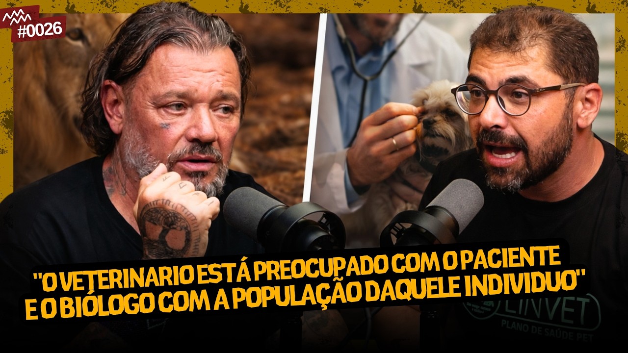 RICHARD RASMUSSEN FALA SOBRE A DIFERENÇA DE UM VETERINÁRIO E UM BIÓLOGO