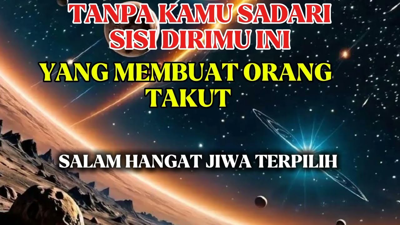 JIWA TERPILIH ✨TANPA KAMU SADARI SISI DIRIMU INI YANG MEMBUAT ORANG TAKUT 