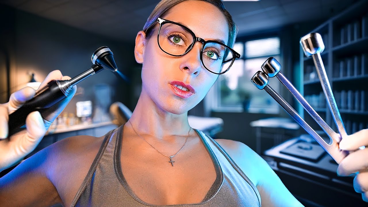 ASMR Deep ear exam, asmr otoscope, EAR to Ear cleaning for SLEEP, Personal Attention roleplay