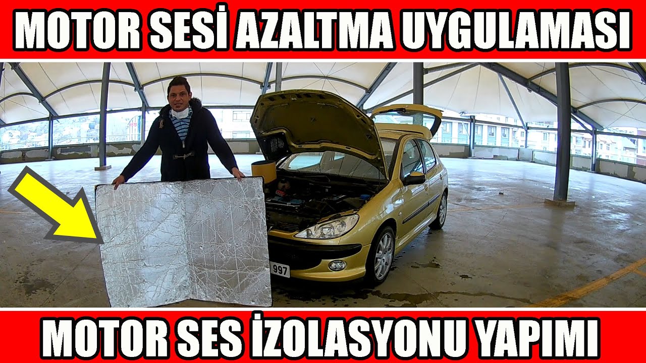 Benzinli ve Dizel Motor Sesi Nasıl Azaltılır? Motor Ses İzolasyonu Yaparak Motor Sesi Azaltma