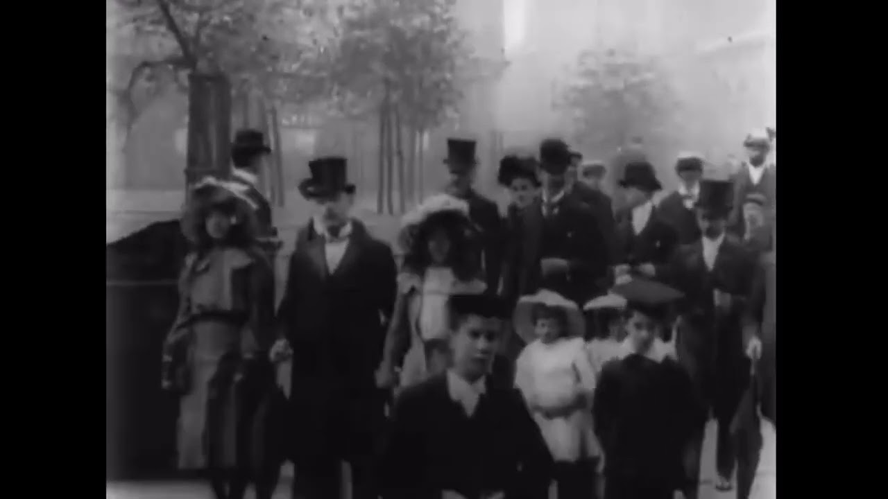 SHEFFIELD CATHEDRAL around-1903 archive footage