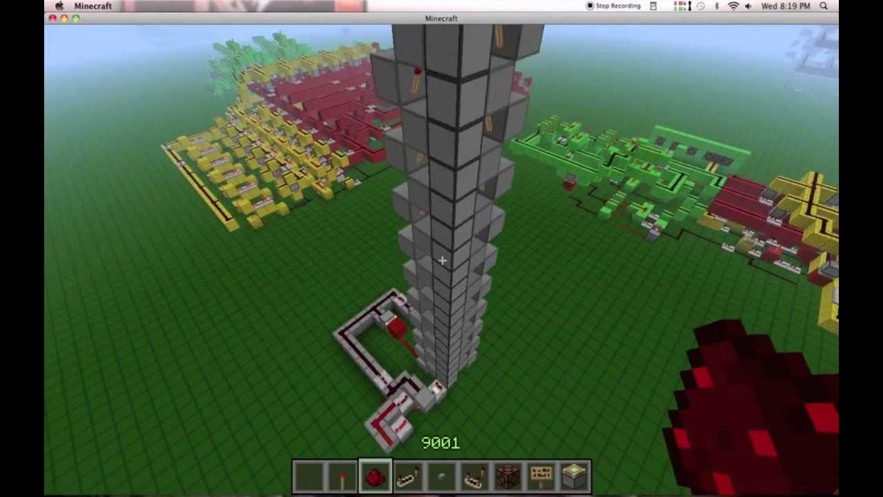 Minecraft - Better dropper item elevator