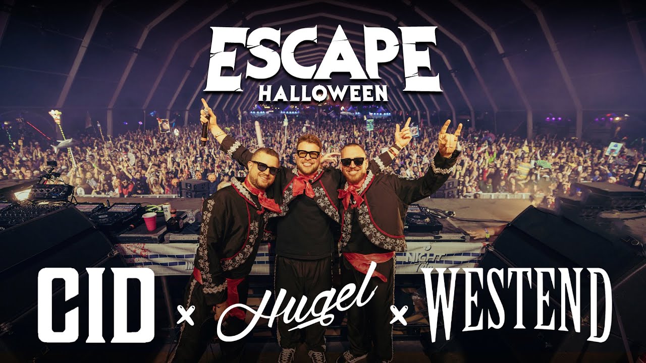 HUGEL b2b CID b2b Westend live @ Escape Halloween - San Bernardino U.S.A
