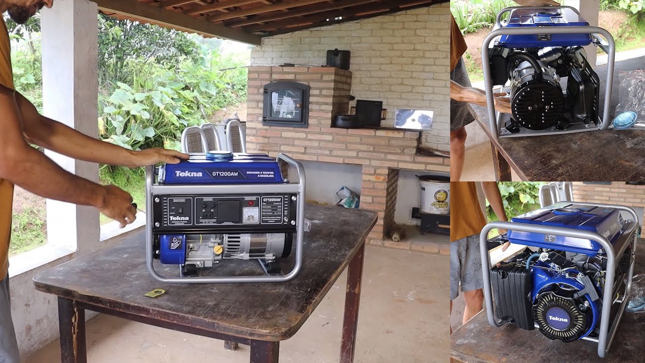 COMPREI UM GERADOR A GASOLINA