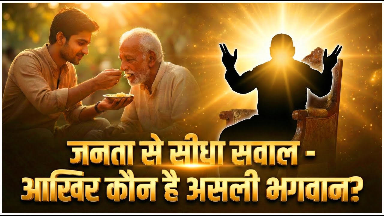जनता से सीधा सवाल &mdash; आखिर कौन है असली भगवान ? #sanewschannel