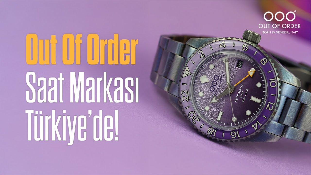 Yeni Saat Markası Alarmı 📢 Out Of Order Artık Türkiye'de