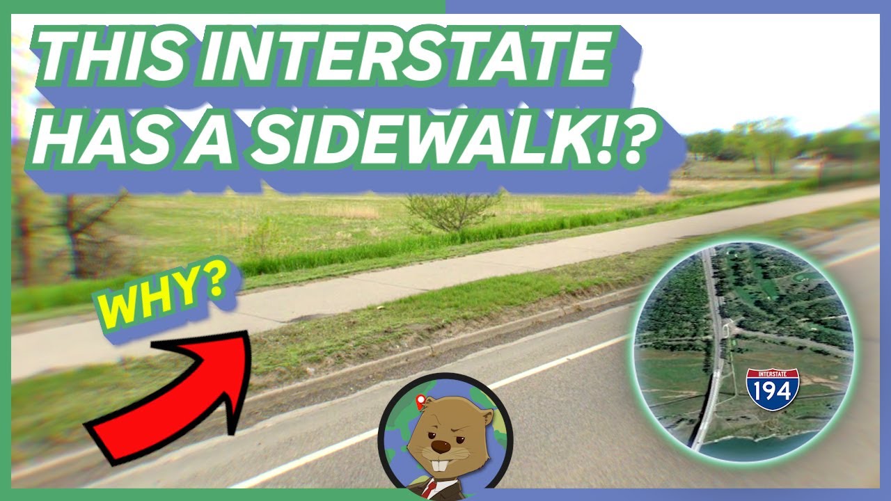 Why This US Interstate Has Sidewalks