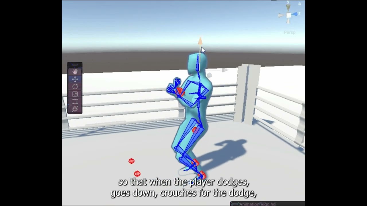 Boxing game procedural dodge animation Devlog/milestone 1