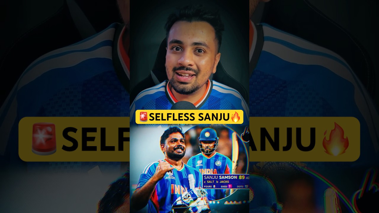 🚨SELFLESS SANJU🤯Sanju Samson 89 from 42 Balls 94 Not out IND vs ENG Semi Final 2 T20 World Cup 2026