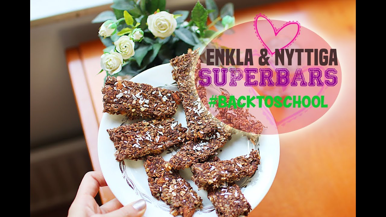 Enkla & nyttiga superbars || BACK TO SCHOOL