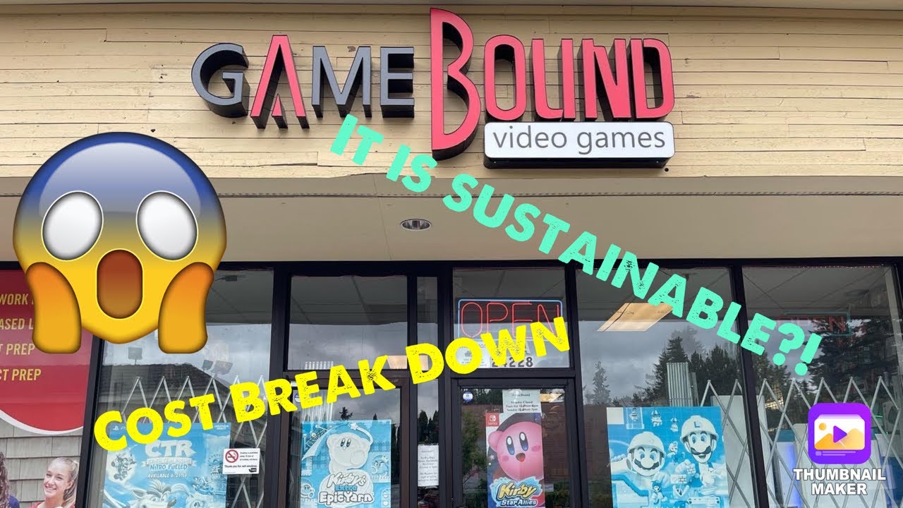 Exact Monthly Cost of My Video Game Store