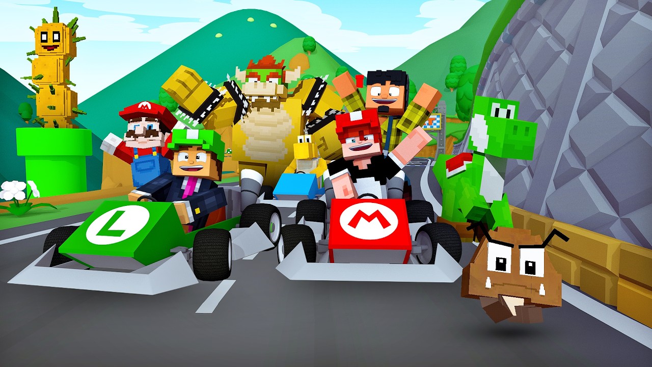 MUNDO DO MARIO no MINECRAFT! ( Super Mario World )