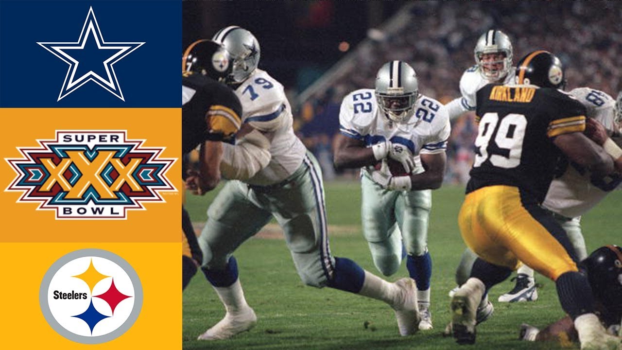 Cowboys vs Steelers Super Bowl XXX (Full Game)