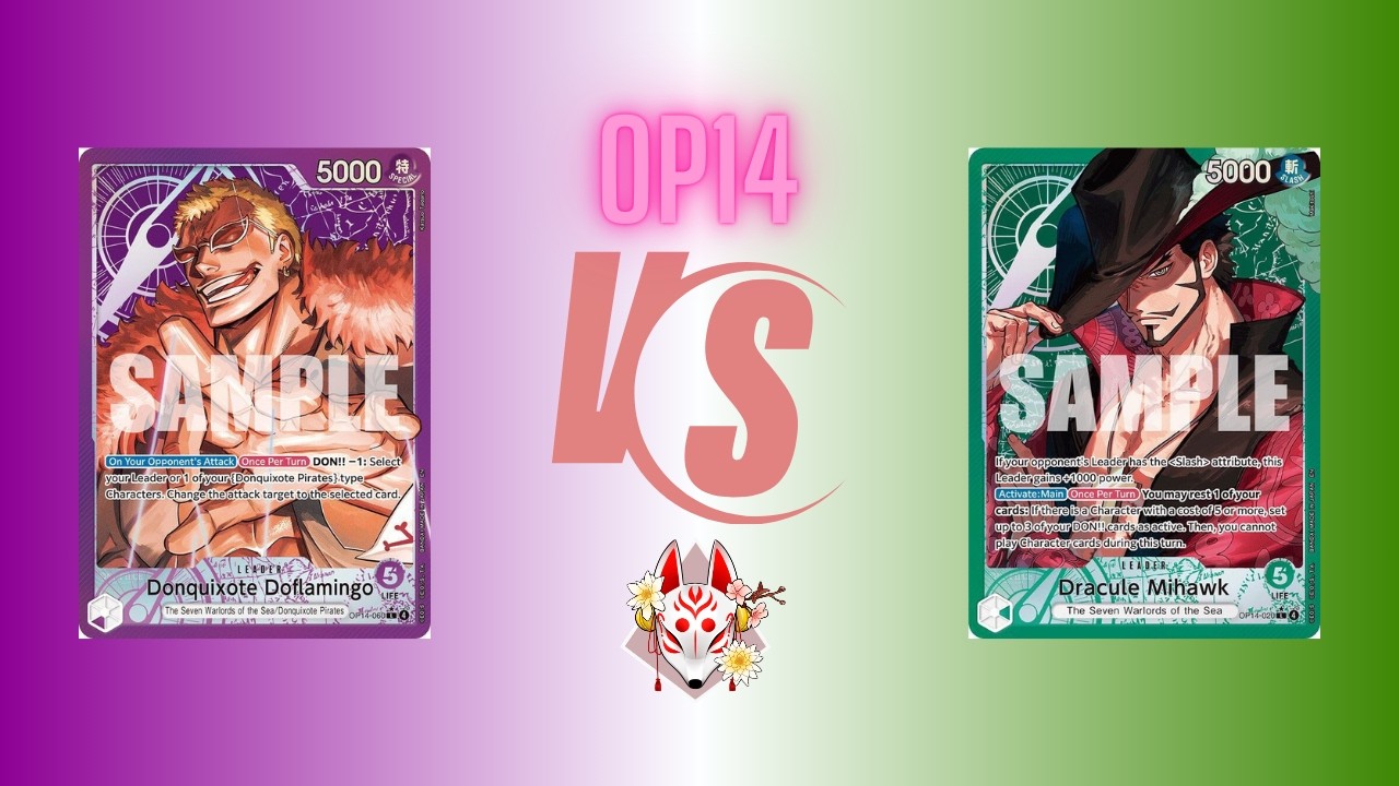 OP14 Purple Doffy vs Green Mihawk (@Rubber Soul TCG)!