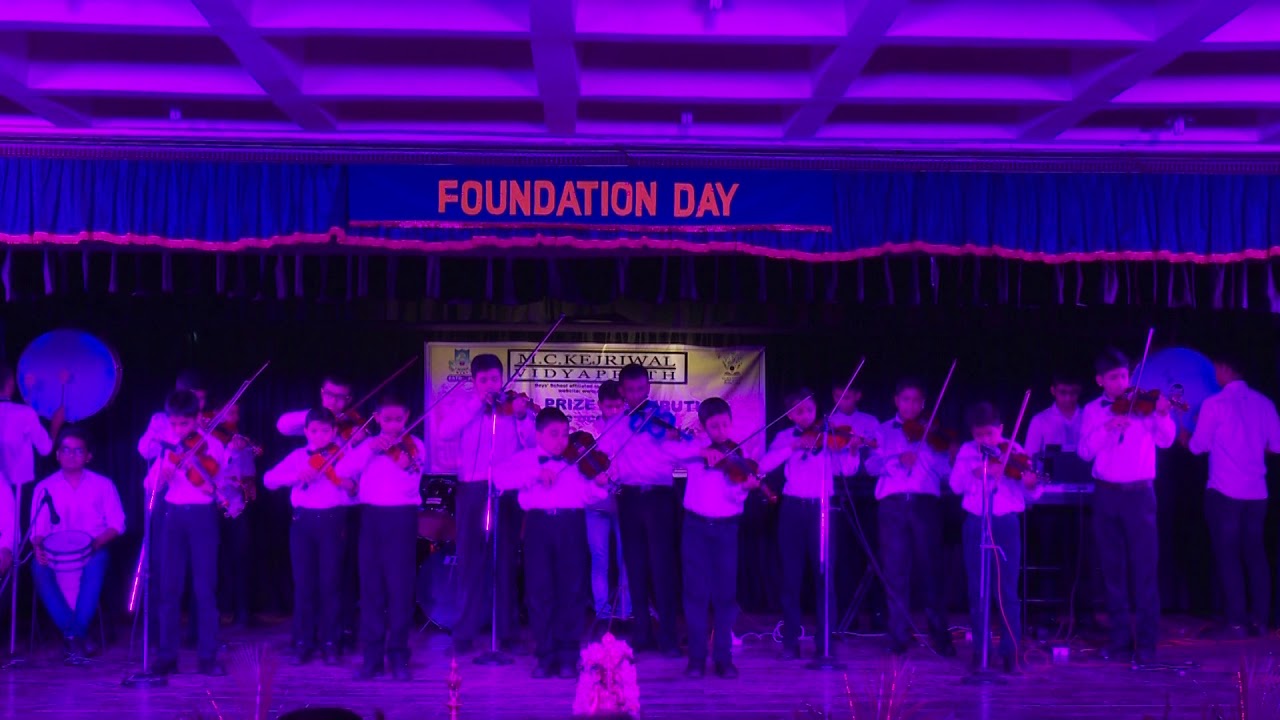 Violin presentation by our students on 22nd Foundation Day