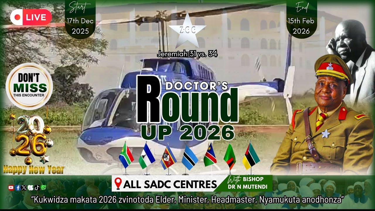 BOTSWANA (ROUND UP 2026) SVONDO NEJERUSAREMA  - SUNDAY  15  FEBRUARY 2026