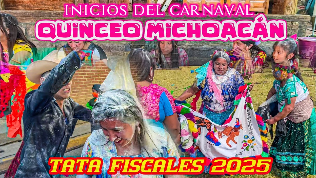 QUINCEO MICHOACÁN /Inicios del Carnaval con los TATA FISCALES 😱