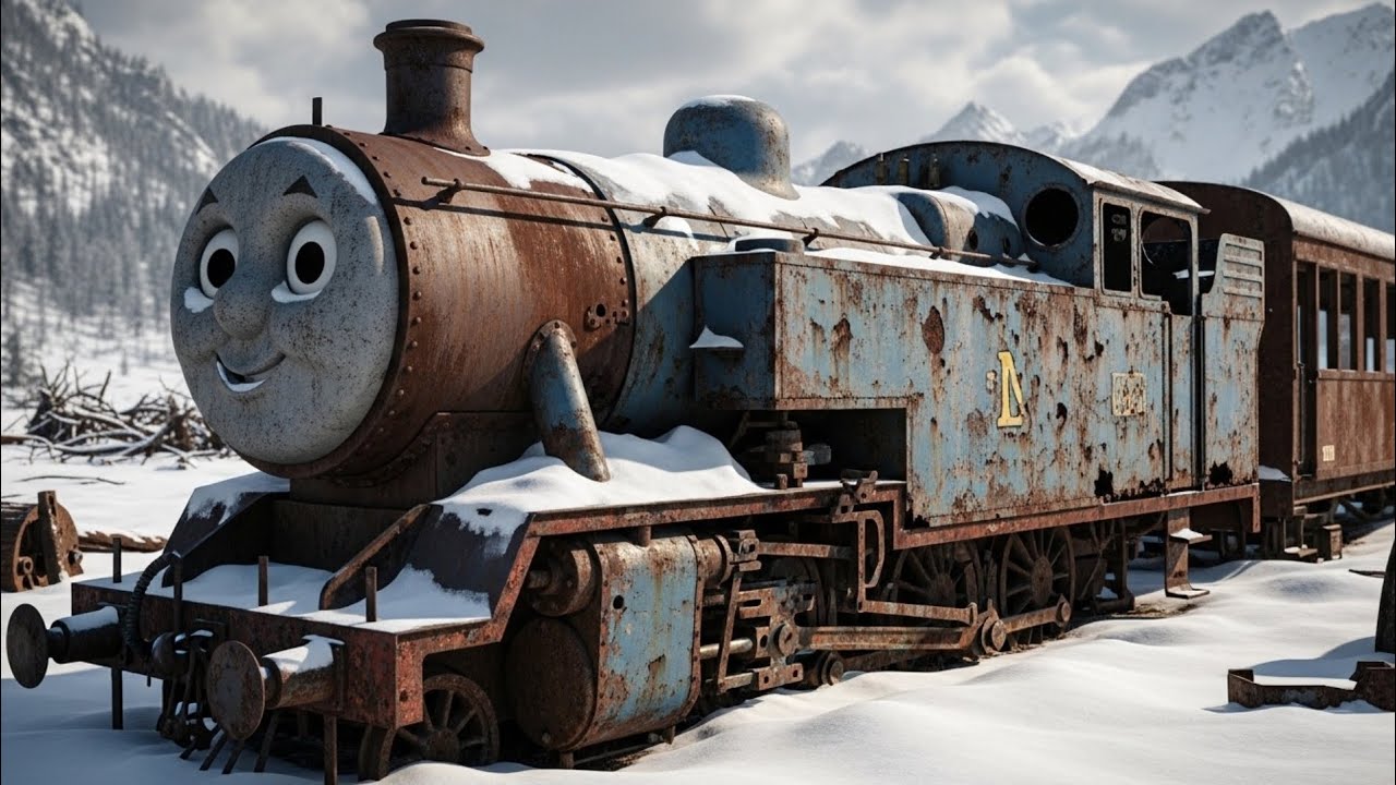 ASMR Car Restoration 😱 – Abandoned Thomas Train Found in Frozen Mountains | Full Rebuild