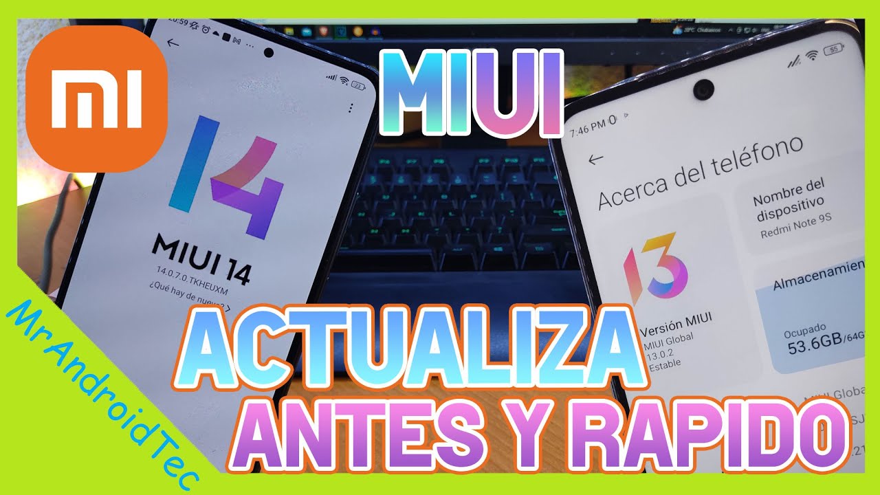 Como actualizar Xiaomi Redmi Note 9S a MIUI 14 Mantener actualizado cualquier Xiaomi o POCO