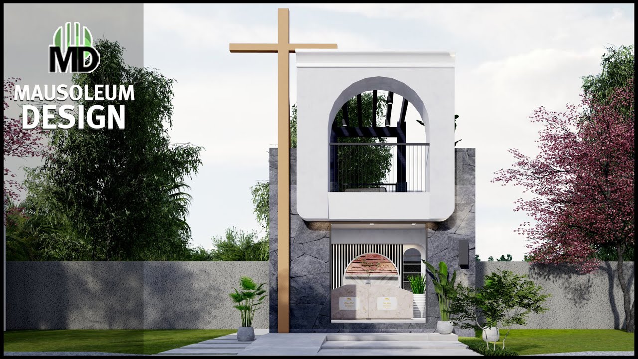 Mausoleum Design - 5X4M W/ Roof Deck EP68
