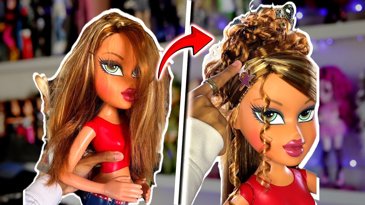 СУПЕР УДОВЛЕТВОРИТЕЛЬНО! Огромная реставрация куклы Bratz, часть 2!