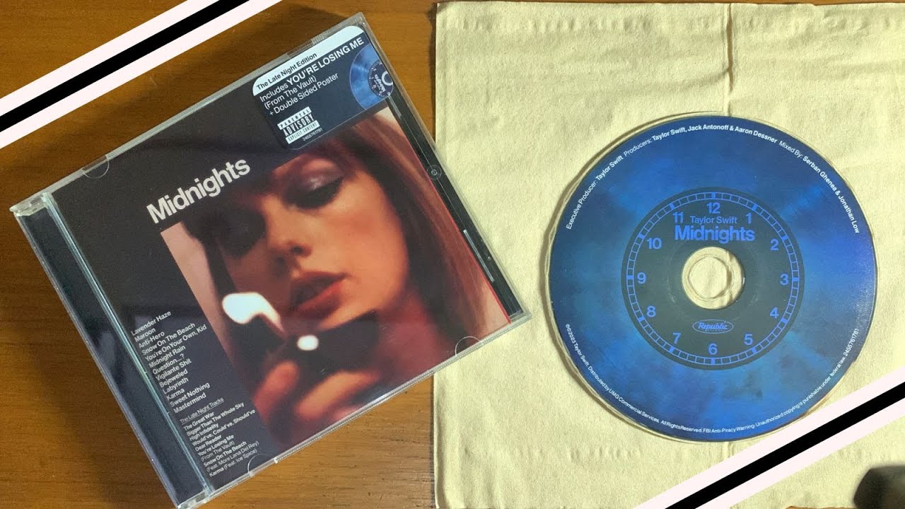 Taylor Swift - Midnights Late Night Edition CD Unboxing #4