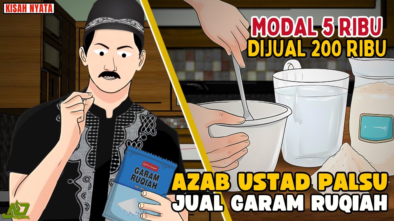 AZAB USTAD PALSU  YANG MENJUAL GARAM RUQIAH PALSU || SINETRON AZAB