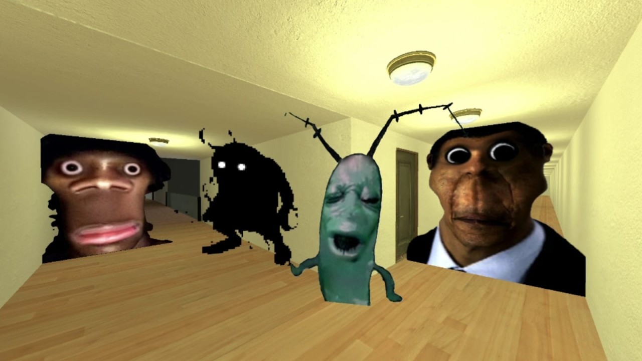 POV PLANKTON VS OBUNGA GMOD#gmod#nextbot#garrys mod