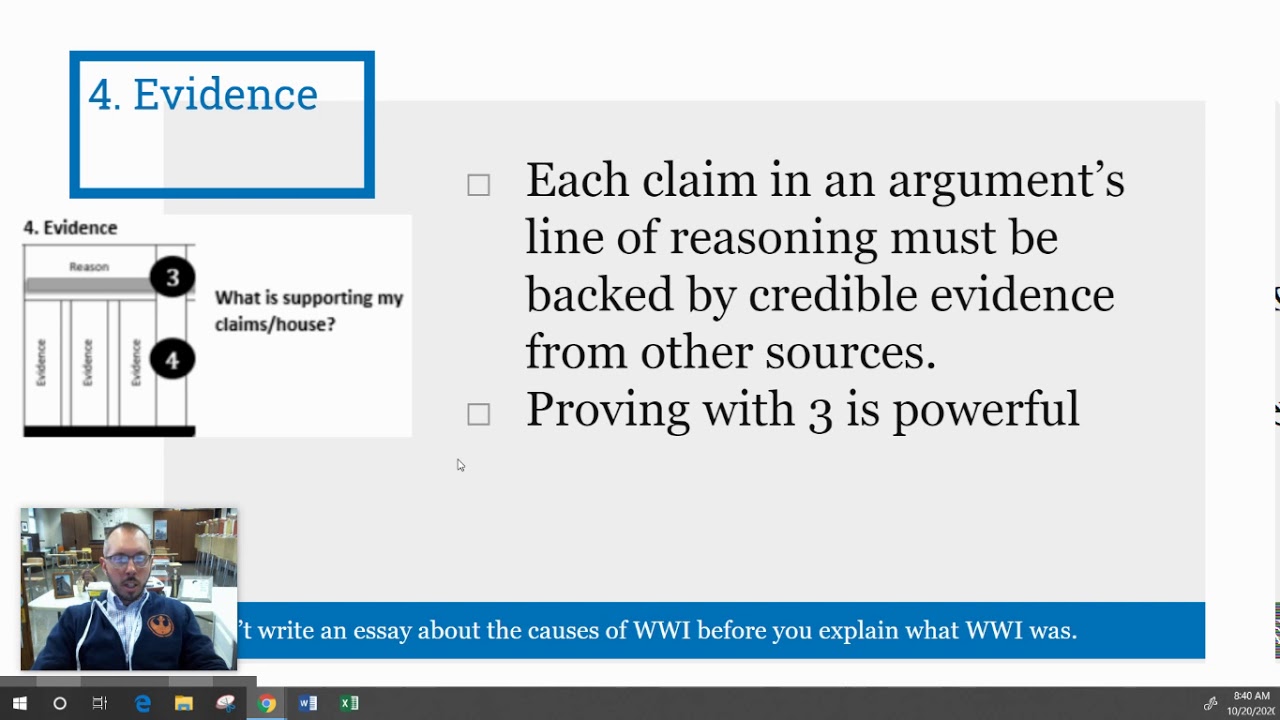 AP Seminar: Anatomy of an Argument
