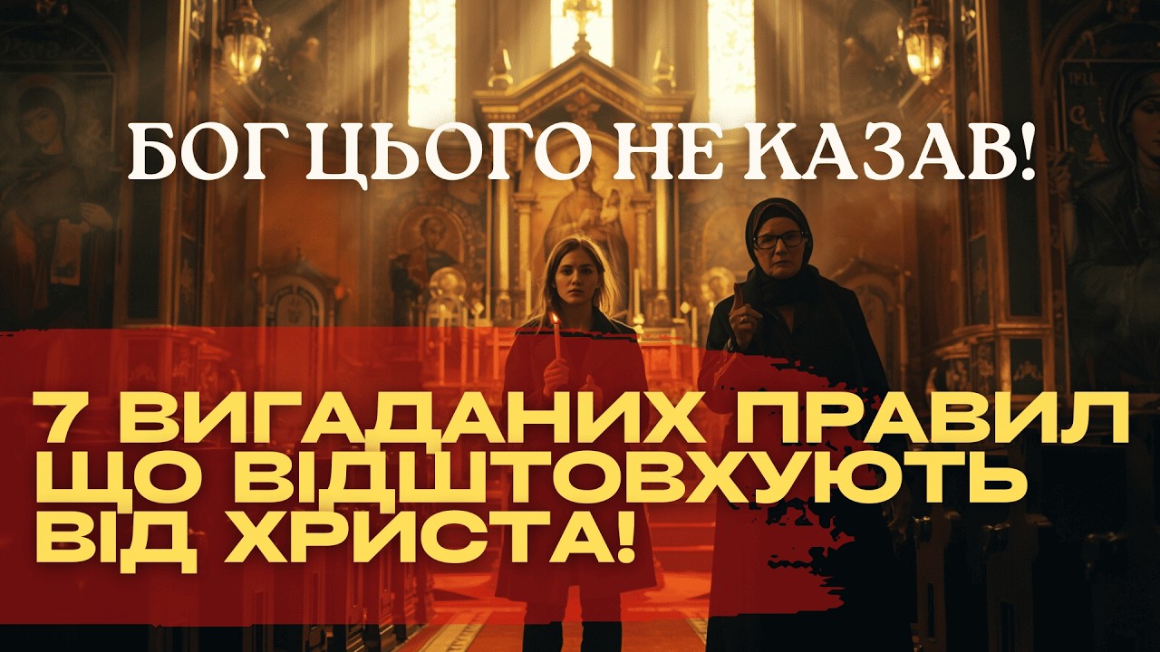 Бог цього не казав! 7 вигаданих правил, що відштовхують від Христа